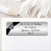 60th Wedding Jubileum Return Address Label (Insitu)