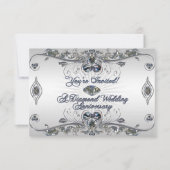 60th Wedding Jubileum RSVP Uitnodiging Kaart (Voorkant)