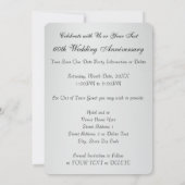 60th Wedding Jubileum Sparen de Datumkaarten Kaart (Achterkant)