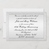 60th Wedding Jubileum Uitnodiging Kaart (Achterkant)