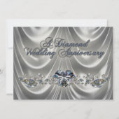 60th Wedding Jubileum Uitnodiging Kaart (Voorkant)