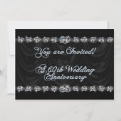 60th Wedding Jubileum Uitnodiging Kaart (Voorkant)
