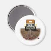 60Thanniversaryt-shirten 3 Magneet (Voorkant / Achterkant)