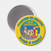 60thweddinganniversaryb6 magneet (Voorkant / Achterkant)