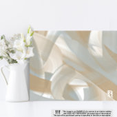 60x40" Sandy Tornado Trend Abstracte Kunst Beige Canvas Afdruk