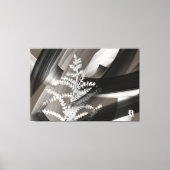 60x40"Terra’s Tender Whisper Abstract Brown Flower Canvas Afdruk (Voorkant)