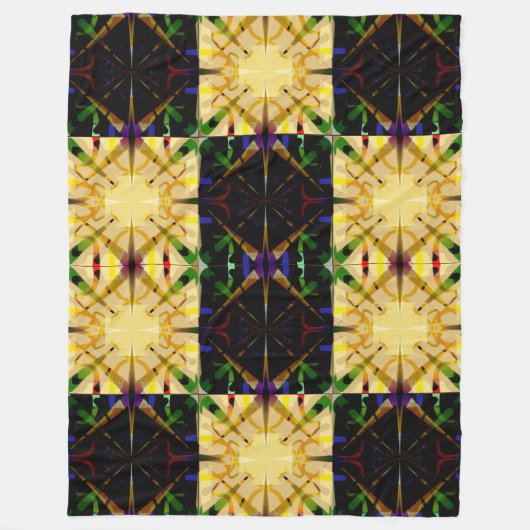 60x80 fleece blanket quilt motif 0700b deken (Voorkant)