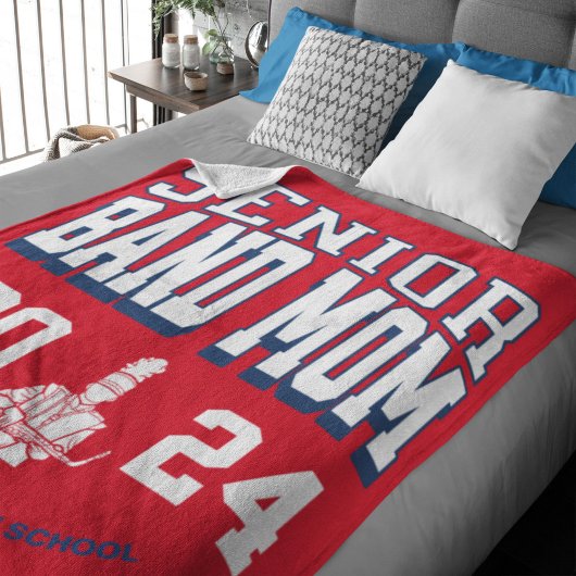 60x80 School Band Senior Mom Stadion Fleece Deken