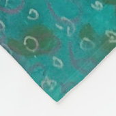 60x80 Turtle Blanket met 0riginal aboriginal art Fleece Deken (Hoek)