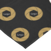 60X84 Trade Show Tafelkleed Logo Goud Wit Zwart (Gekanteld)