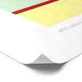 #60YearsYonge Typografie en kleur Poster (Hoek)