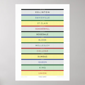 #60YearsYonge Typografie en kleur Poster