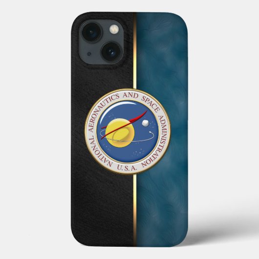 [610] NASA-embleem [3D] Case-Mate iPhone Case (Achterkant)