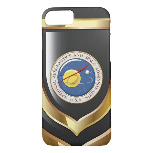 [610] NASA-embleem [3D] Case-Mate iPhone Case (Achterkant)