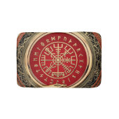 [610] Vegvisir - Viking Gold Magic Runass Badmat (Voorkant)