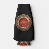[610] Vegvisir - Viking Gold Magic Runass Flesjeskoeler (Voorkant)