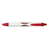 [610] Vegvisir - Viking Gold Magic Runass Zwarte Inkt Pen (Achterkant)