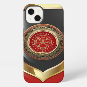 [610] Vegvisir - Viking Gouden Magische Runic Komp iPhone 13 Hoesje