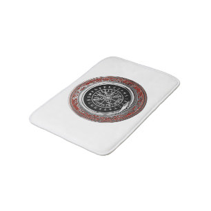 [610] Vegvisir - Viking Silver Magic Runass Badmat