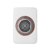 [610] Vegvisir - Viking Silver Magic Runass Badmat (Voorkant Verticaal)