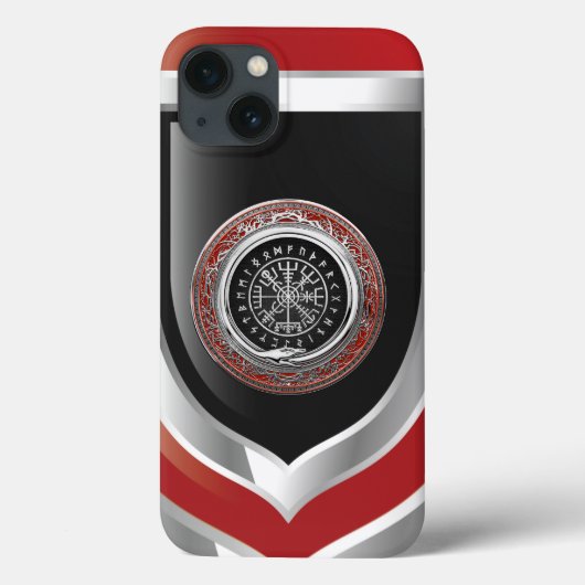 [610] Vegvisir - Viking Silver Magic Runass Case-Mate iPhone Case (Achterkant)