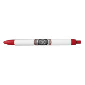 [610] Vegvisir - Viking Silver Magic Runass Zwarte Inkt Pen (Voorkant)