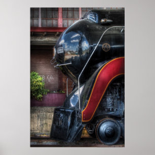 611 - NW - J Klasse - Steam 4-6-4 Poster