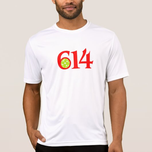 614 Pickleball Tech T-shirt (Voorkant)