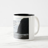 61:2 Als mijn hart overweldigd is... Tweekleurige Koffiemok (Voorkant rechts)