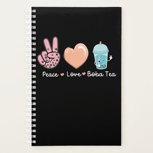 61.Boba Tea Peace Boba Tea Planner (Voorkant)