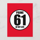 61 - De primeur van mijn leven Briefkaart (Voorkant)