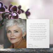 61 & Fabulous Orchid Photo Birthday Greeting Card Kaart