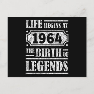61 Jaar Oud 1964 Geboorte Van Een Legende 61e Verj Briefkaart