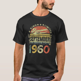 61 jaar oud Geweldige sinds september 1960 61St. T-shirt