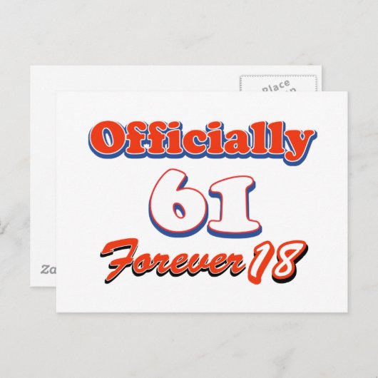 61 jaar oude design briefkaart (Voorkant / Achterkant)