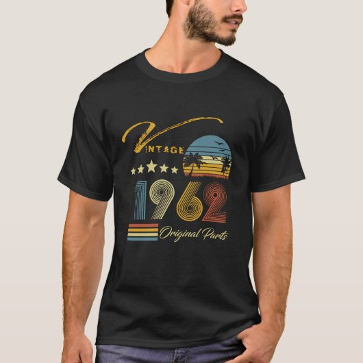 61 jaar oude Vintage 1962 T-shirt (Voorkant)