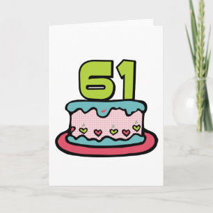 61 jaar oude vogelbeker kaart