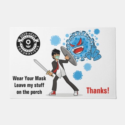 61cm x 91cm deurmat (Voorkant)