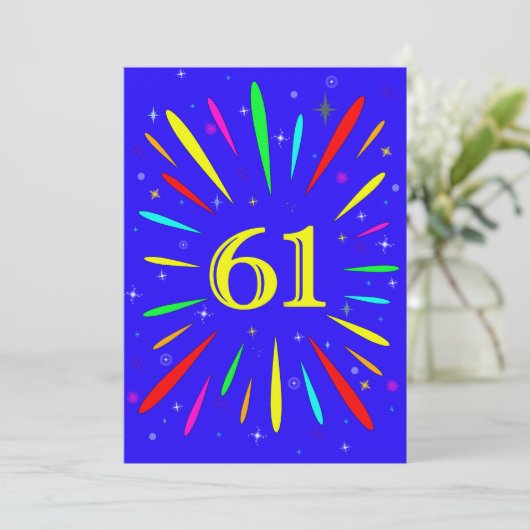 61e aanloopexplosie kaart (Staand voorkant)