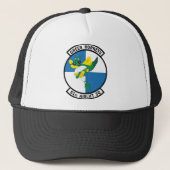 61e Airlift Squadron - Green Hornets Trucker Pet (Voorkant)