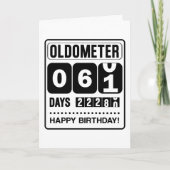 61e Birthday Oldometer Kaart (Voorkant)
