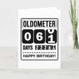 61e Birthday Oldometer Kaart