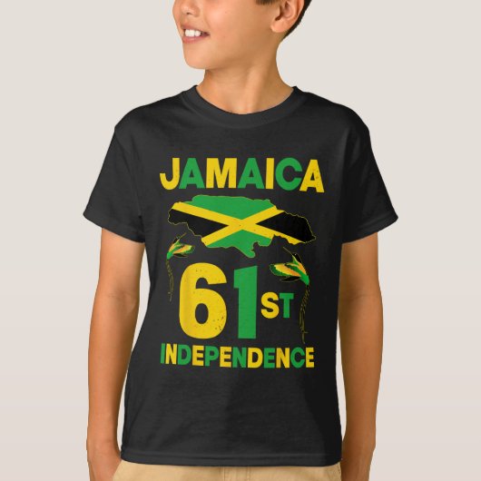 61e Jamaicaanse Onafhankelijkheidsdag sinds 1962 T-shirt (Voorkant)