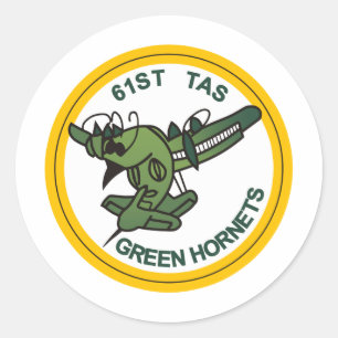 61e tactische luchtbrug Squadron Ronde Sticker