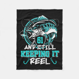 61e verjaardag Gevist Grappig 61 houdt het nog ste Fleece Deken