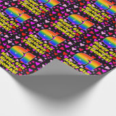 61e verjaardag: Het liefhebbende Kunstpatroon, Reg Cadeaupapier (Hoek)