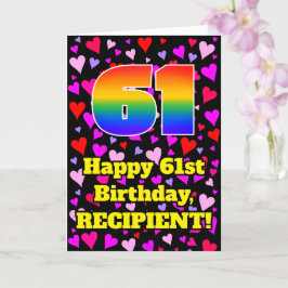 61e verjaardag: Het liefhebbende Kunstpatroon, Reg Kaart