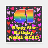 61e verjaardag: Het liefhebbende Kunstpatroon, Reg Servet (Voorkant)