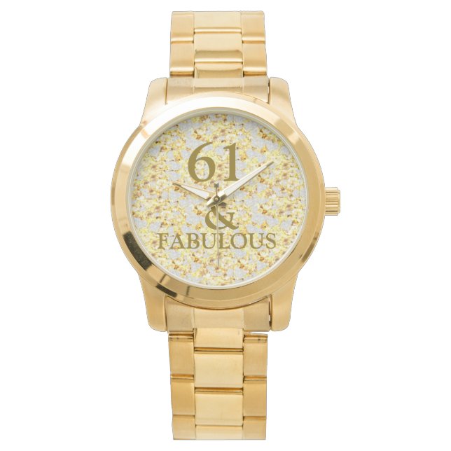 61e verjaardag  horloge (Voorkant)