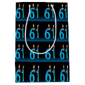 61e verjaardag-oogbol kaarsen medium cadeauzakje (Voorkant)